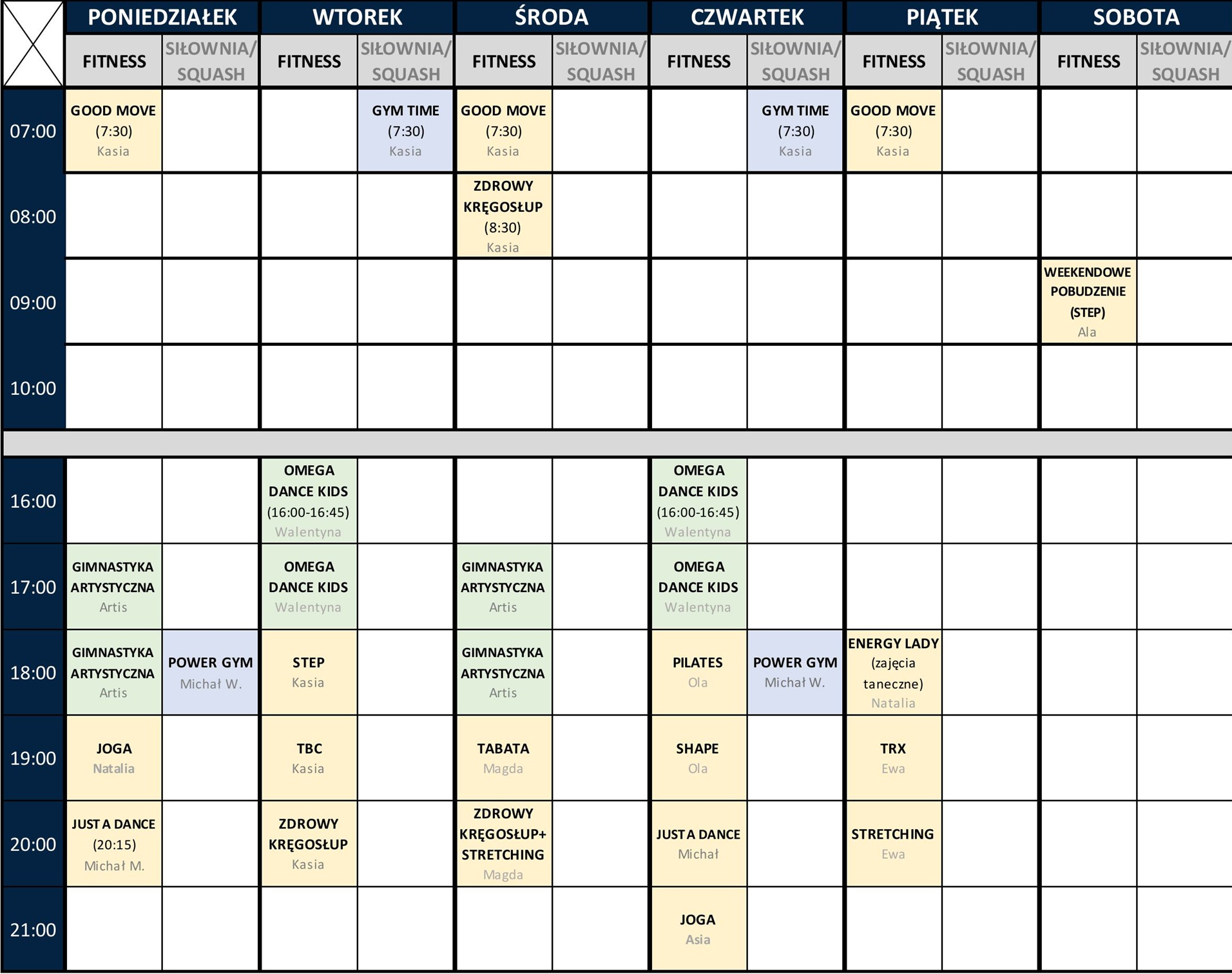 GRAFIK FITNESS AKTUALNY