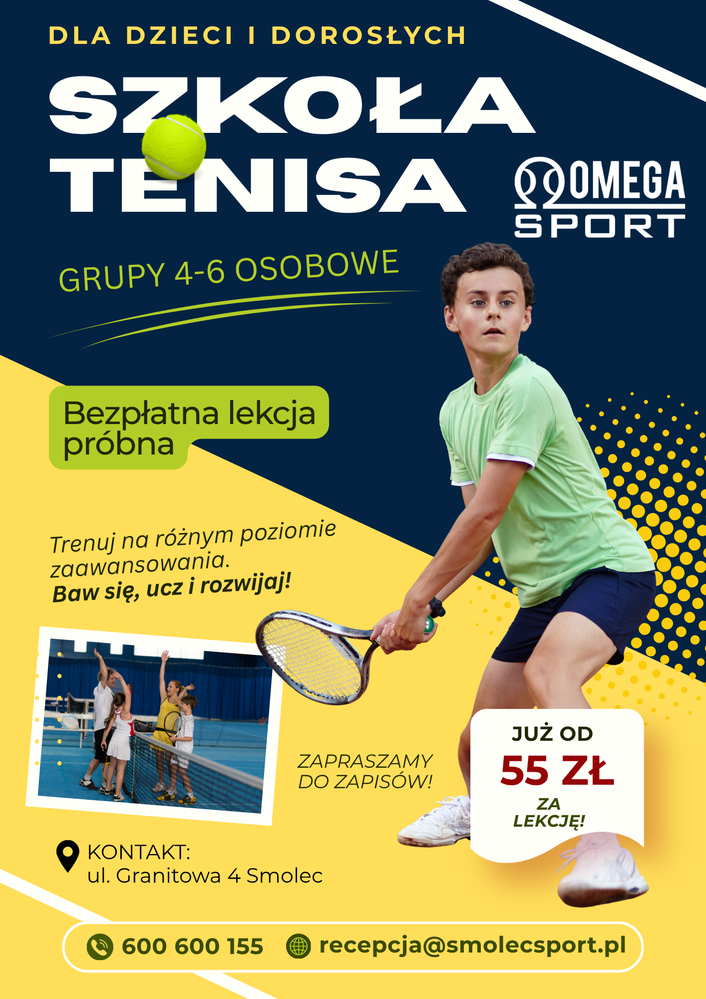 szkółka tenisowa